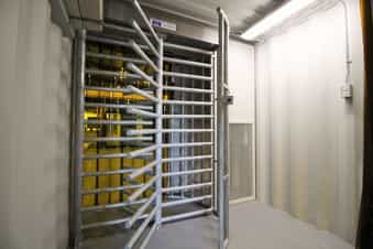 MSSI, MAC Safe-T-Check, thermal screening, turnstiles, access control in a container